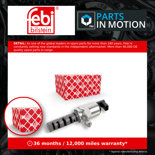 Camshaft adjuster valve fits - camshaft,